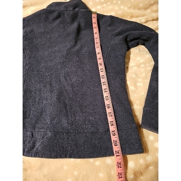 REI Co-op Womens Small FLeece Jacket Heather Slate Gray Mock Neck Full Zip - Picture 9 of 9